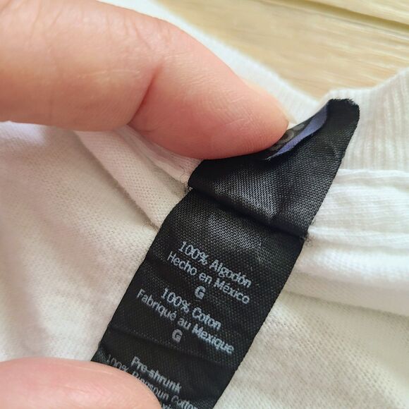 Tultex The Cure Numbers‎ On White Tour T-Shirt L White Red Crewneck Graphic Tee - Picture 4 of 7